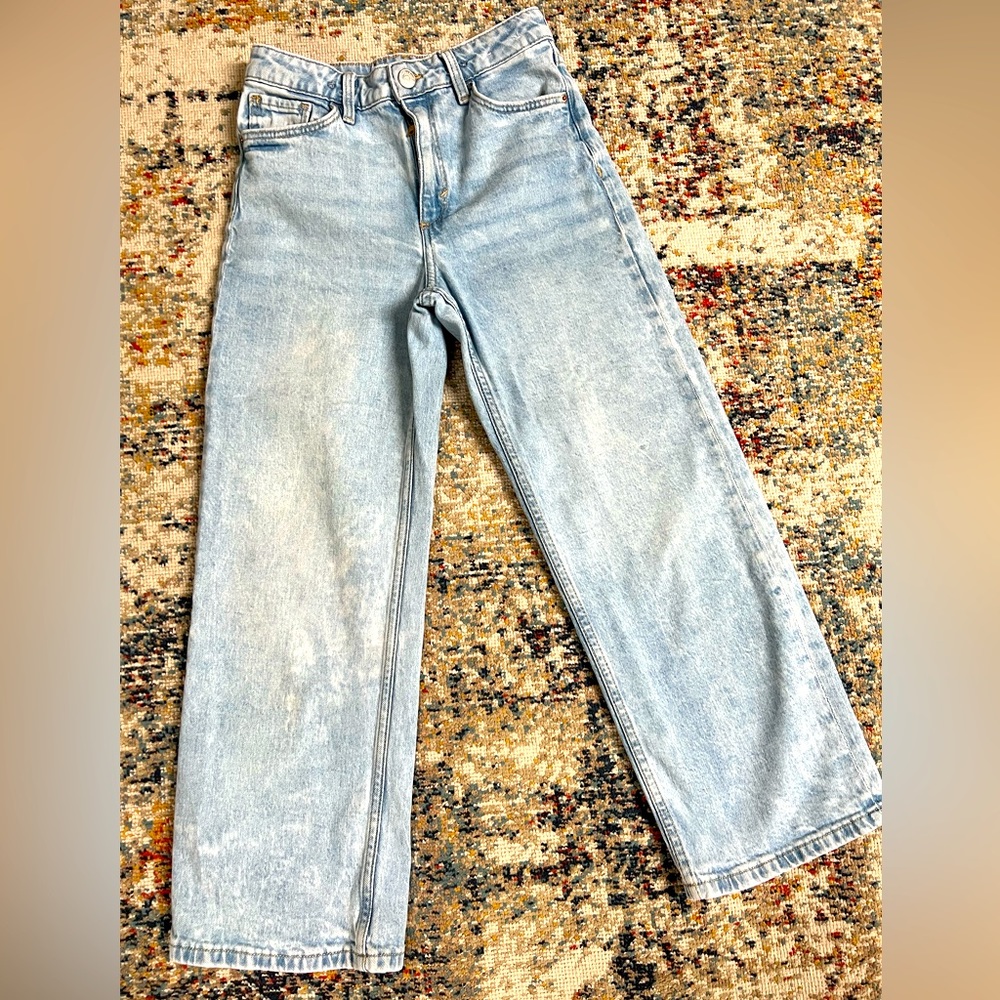 Girls Wide Leg Jeans